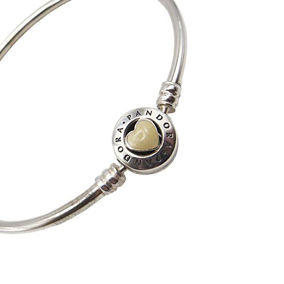 Pandora Bangle Charm Bracelet You Are So Loved Loving Heart 6.7" 590746EN23 - Picture 2 of 7
